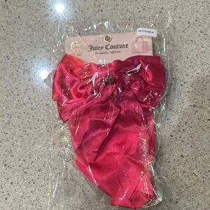 Juicy Couture Fuchsia Satin Hair Accessory